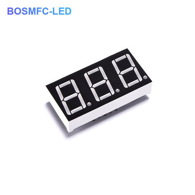 20mA 7 সেগমেন্ট LED ডিসপ্লে 3 ডিজিট 0.28 ইঞ্চি 0.56 ইঞ্চি টেকসই