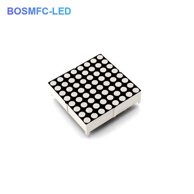 64x64x7.5mm 8x8 ডট ম্যাট্রিক্স ডিসপ্লে, রেড লাইট LED ম্যাট্রিক্স স্ক্রিন