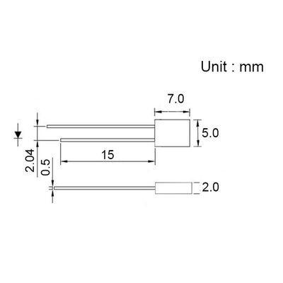 2*5*7mmথ্রু-হোল এলইডি ডায়োড মাল্টিপপ্লাস