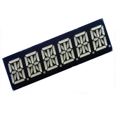 0.39 " 16 সেগমেন্ট LED ডিসপ্লে 6 ডিজিট সুপার রেড রঙ 49x15x8 মিমি