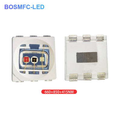 1.5W 5050 এসএমডি এলইডি চিপ 660nm+850nm+415nm এলইডি মেডিকেল কসমেটোলজির জন্য ব্যথা উপশম করে