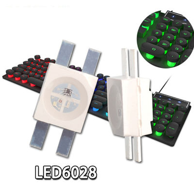 OEM ODM উচ্চ উজ্জ্বলতা বিল্ট ইন আইসি SK628 RGB 6028 Smd গেমিং মেকানিক্যাল কীবোর্ডের জন্য LED চিপ ইমিটিং ডায়োড
