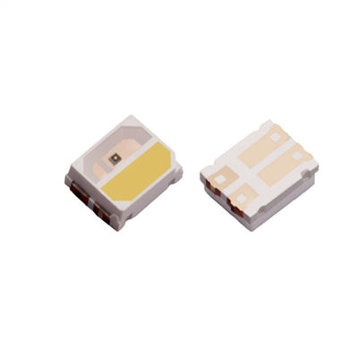 স্থিতিশীল 0.2W 2835 এসএমডি LED দ্বৈত রঙ লাল &amp; উষ্ণ সাদা CCT2700-3200K অ্যান্টি স্ট্যাটিক উজ্জ্বল LED চিপ