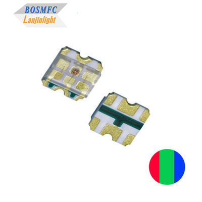 PLCC6 1615 তিন রঙের LED 0.4mm T বেধ 0603 RGB SMD LED ধোয়ার আলো জন্য