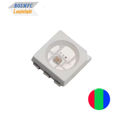RDC12V PLCC6 5050 RGB LED IC ড্রাইভিং মাল্টি কালার SMD LED SK6812 / WS2812B IC