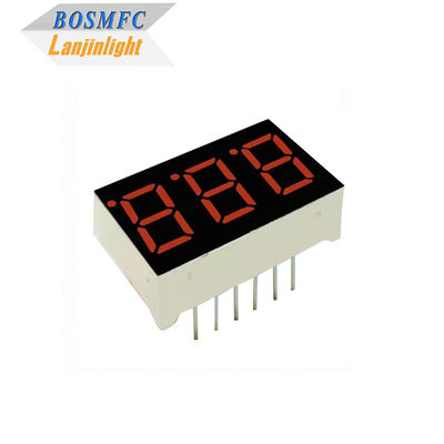 20mA 7 সেগমেন্ট LED ডিসপ্লে 3 ডিজিট 0.28 ইঞ্চি 0.56 ইঞ্চি টেকসই