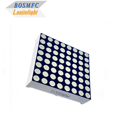 64x64x7.5mm 8x8 ডট ম্যাট্রিক্স ডিসপ্লে, রেড লাইট LED ম্যাট্রিক্স স্ক্রিন