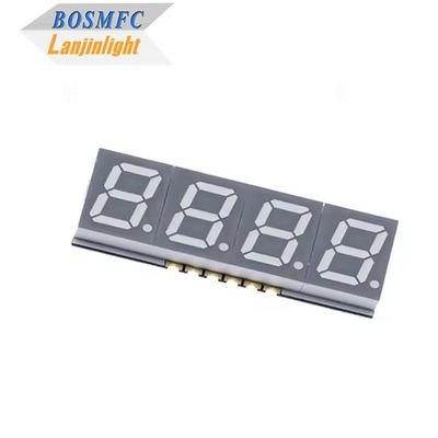 0.56 ইঞ্চি 7 সেগমেন্ট LED SMD ডিসপ্লে 4 ডিজিট অতি পাতলা সাধারণ অ্যানোড