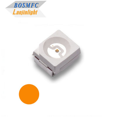 টেকসই PLCC2 3528 SMD LED উজ্জ্বল কমলা 605nm বহুমুখী LED ডায়োড