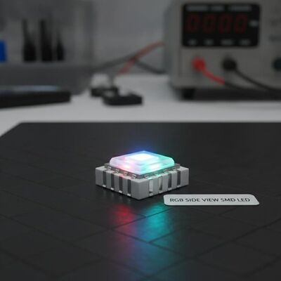 RGB Luminous Side View SMD LED Surface Mount Device 3.8 by 3.8 Millimeter Dimension Specification Ideal for Electronic Displays