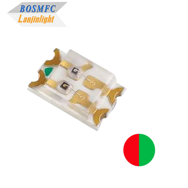 20mA মাল্টিস্কেন বাই কালার LED SMD 0805 লাল এবং সবুজ, মাল্টি ফাংশন 2012 LED চিপ ডায়োড