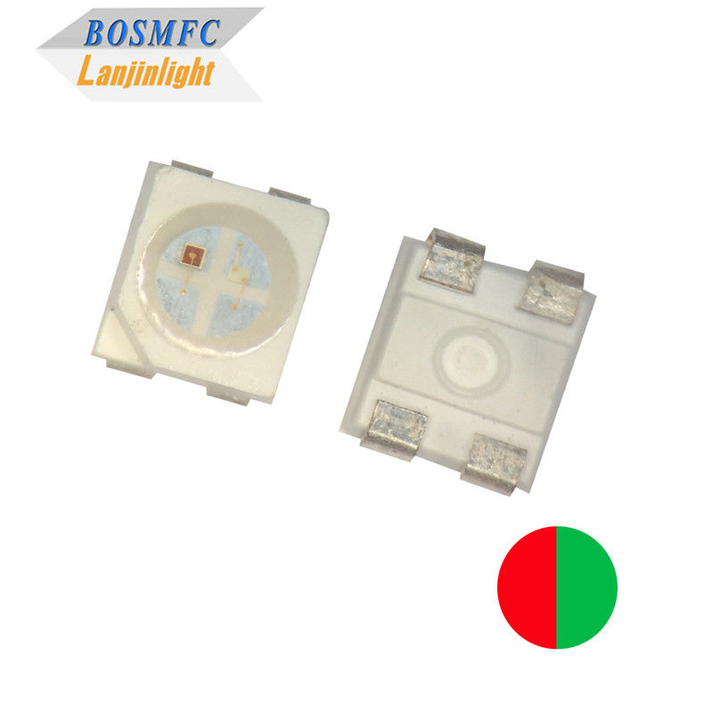 RoHS 20mA LED বি রঙ SMD 3528 লাল &amp; সবুজ আলো LED স্ট্রিপ জন্য