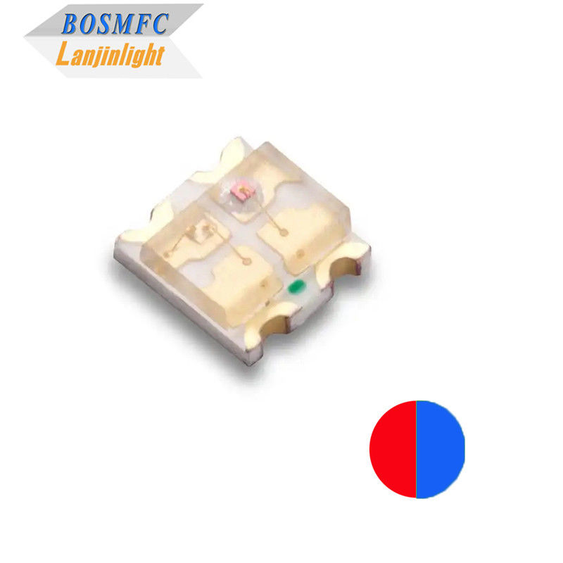 দ্বি রঙ 0603 SMD LED লাল & নীল, মাল্টিফাংশনাল 1615 দ্বৈত রঙের চিপ LED