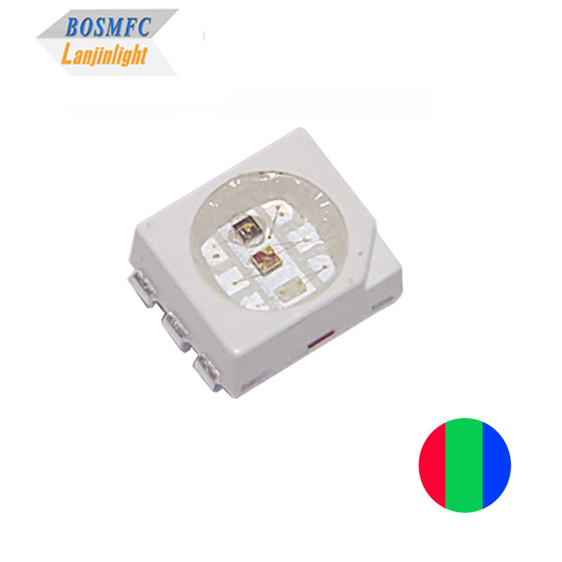 2835 SMD LED RGB অ্যান্টি স্ট্যাটিক 0.6W স্মার্ট হোম লাইটের জন্য ট্রাই কালার LED
