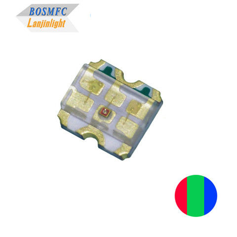 PLCC6 1615 তিন রঙের LED 0.4mm T বেধ 0603 RGB SMD LED ধোয়ার আলো জন্য