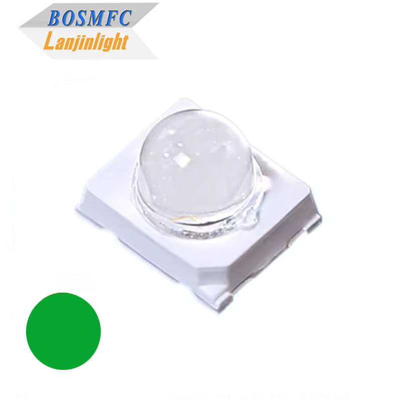 0.2w 60mA উচ্চ উজ্জ্বলতা 20,000mcd সবুজ 2835 SMD LED 30 ডিগ্রী ডোম লেন্স ট্রাফিক লাইটের জন্য ডায়োড