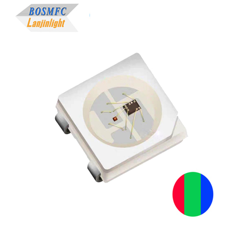 3.5V-5.5V 5050 RGB LED With WS2812B IC মাল্টি কালার টেকসই SK6812