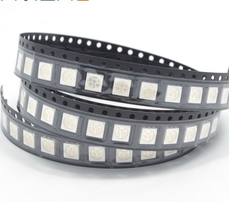 5050 এসএমডি এলইডি হলুদ আলো নির্গত ডায়োড অ্যাম্বার নেতৃত্বাধীন চিপ নম্বর প্লেট নেতৃত্বাধীন ল্যাম্পের জন্য