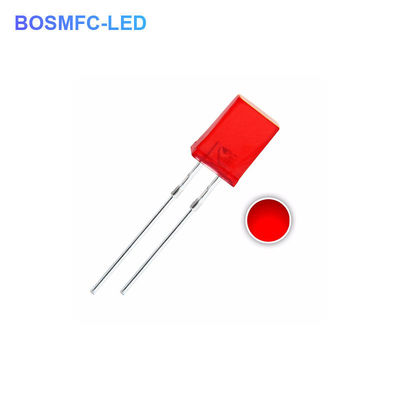 1.8V-2.4V LED রেড থ্রু হোল LED 2x5x7mm ইনডোর লাইটিং LED ডায়োড