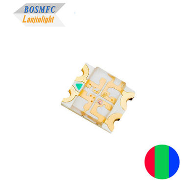 1206 আরজিবি এলইডি 20 এমএ অ্যান্টি স্ট্যাটিক 3216 শীর্ষ মাউন্ট মাল্টিকোলার এসএমডি এলইডি