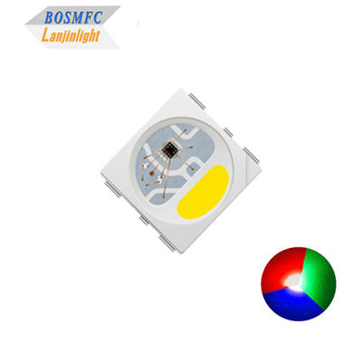 IC KS6812 বিল্ট ইন PLCC6 5050 RGBW LED চিপ ম্যাজিক লাইটস জন্য সজ্জা
