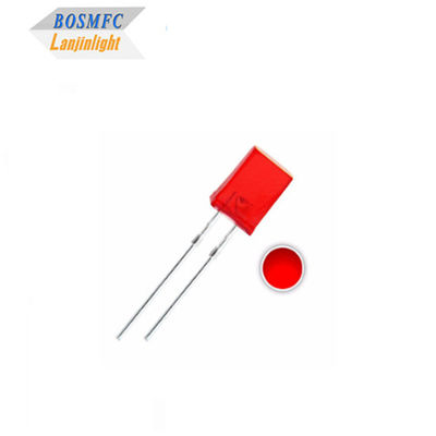 1.8V-2.4V LED রেড থ্রু হোল LED 2x5x7mm ইনডোর লাইটিং LED ডায়োড