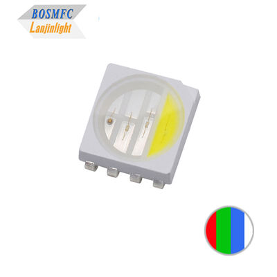 5050 RGBW RGB SMD LED ডায়োড 5054 20mA মাল্টি কালার LED স্ট্রিপের জন্য